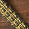 1 Yard Gunmetal & Gold Metallic Lace Gimp Trim – Pull-Through Threading Decorative Upholstery Braid